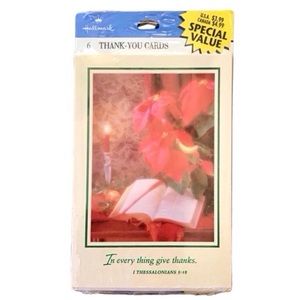 Hallmark Set of (6) Thank-You Cards with Envelopes
